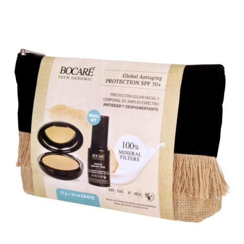 Mineral genomic compact colour spf50 15 gr con neceser Bocaré